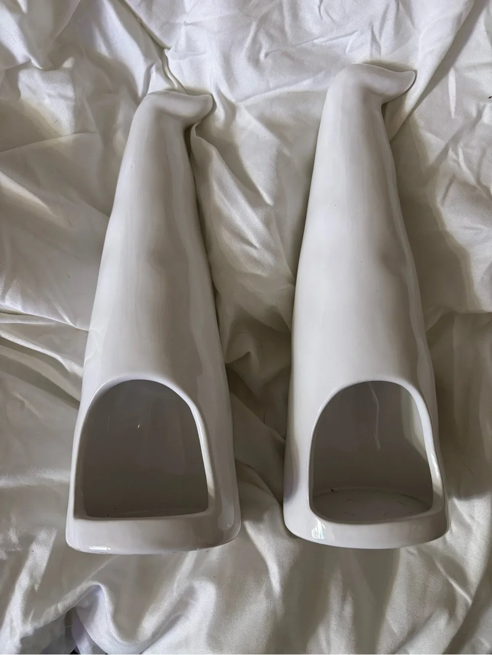 Halloween Ghost candle holders.  2 count